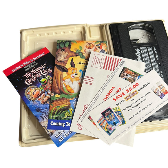 Jim Henson The Muppet Christmas Carol VHS 1993 Clamshell - Picture 11 of 11